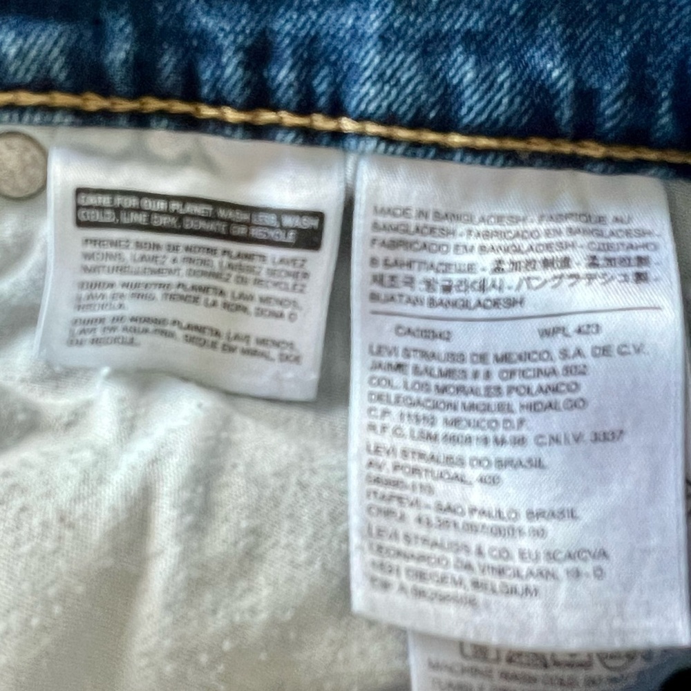 Levi’s 513 Slim Straight Jeans | Blue | 32x32 - Picture 7 of 9